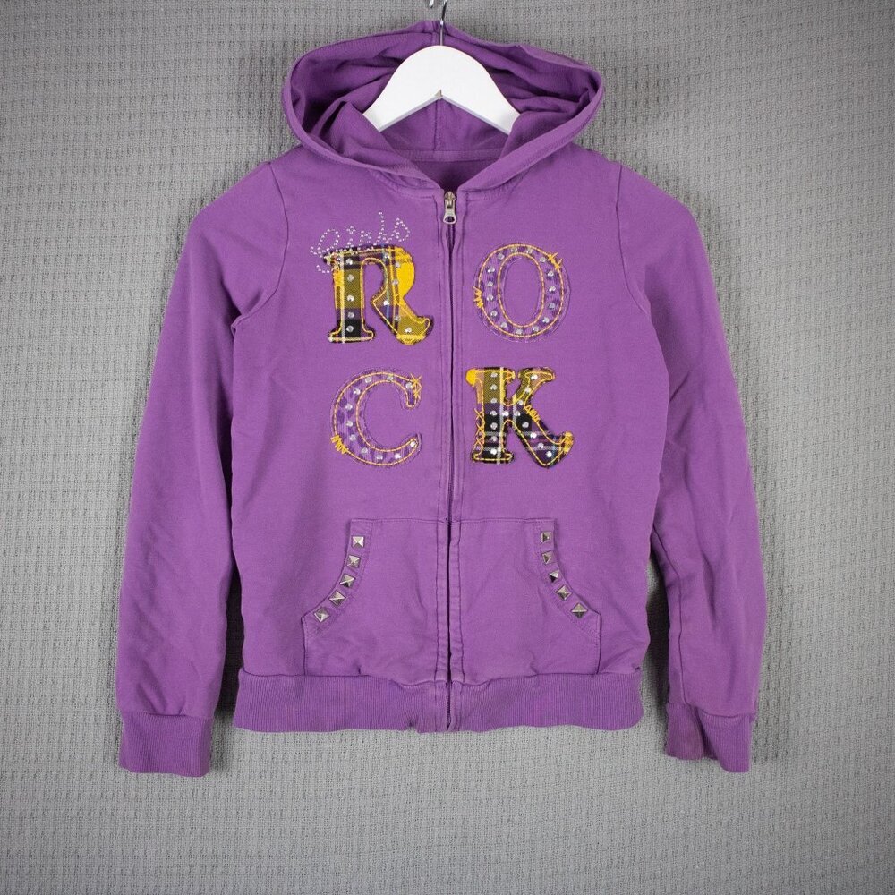Girls Rock Studded Hoodie